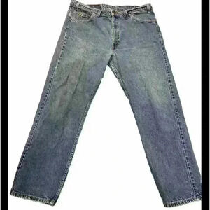 Levis 505 Men Jeans 38 x30 Vintage blue jeans orange tab with date of 1996